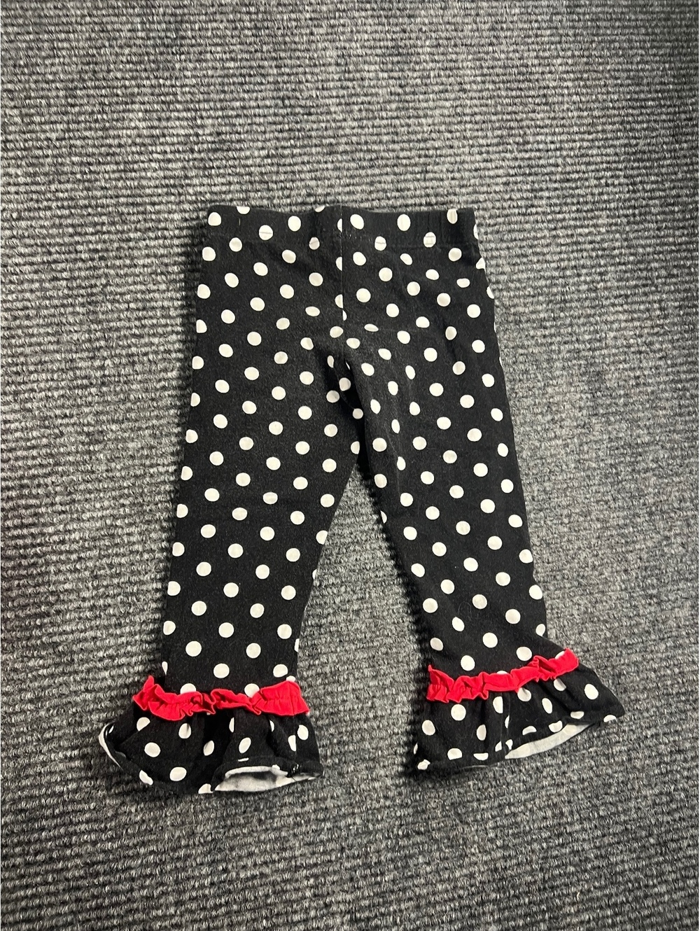 Counting Daisies Toddler Girls 2T Red Holiday Reindeer Tutu Dress w/ flare pants - Picture 5 of 11